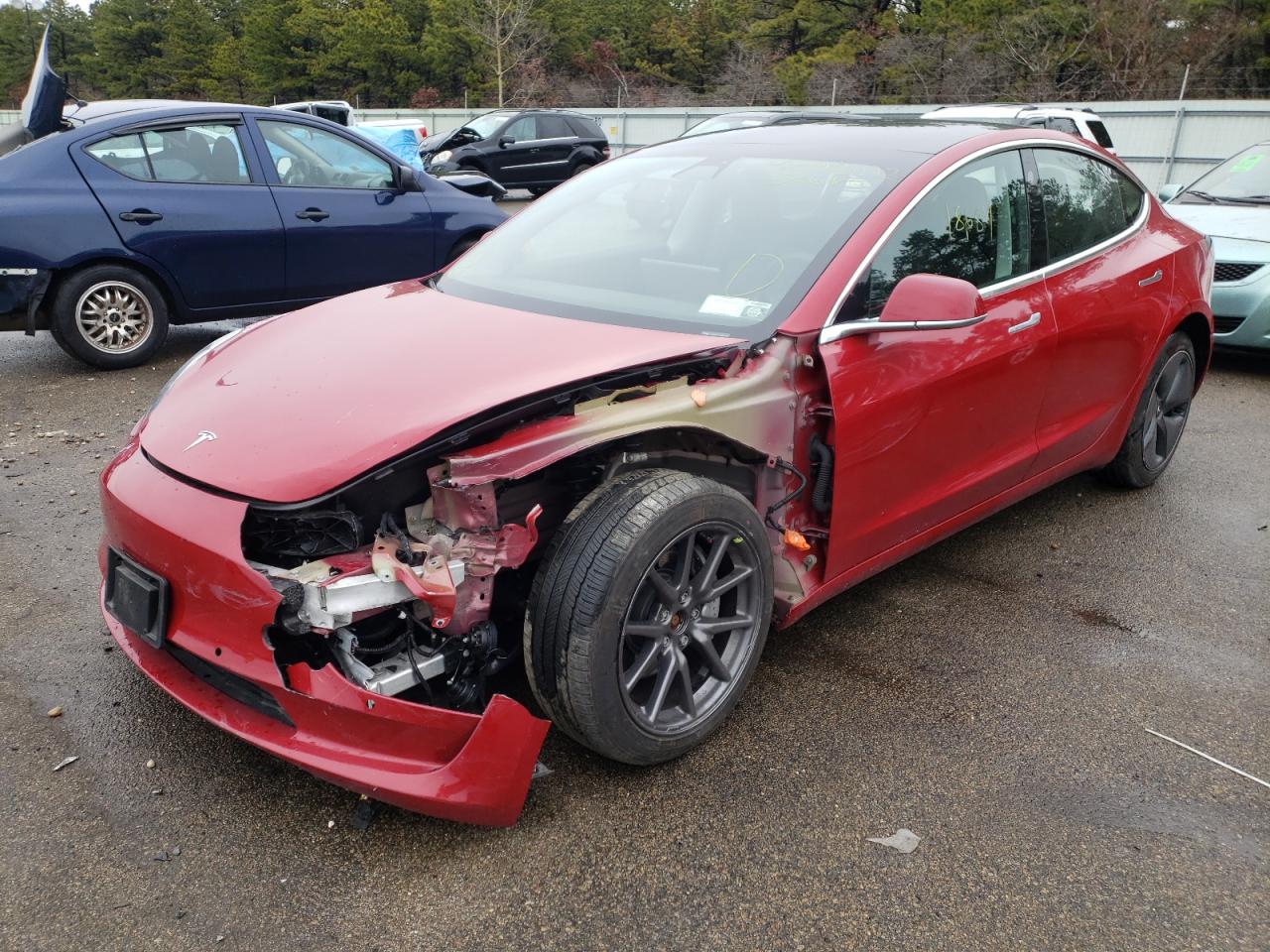 Photo 2 from auction – 2020 TESLA MODEL 3 with VIN 5YJ3E1EC0LF586406