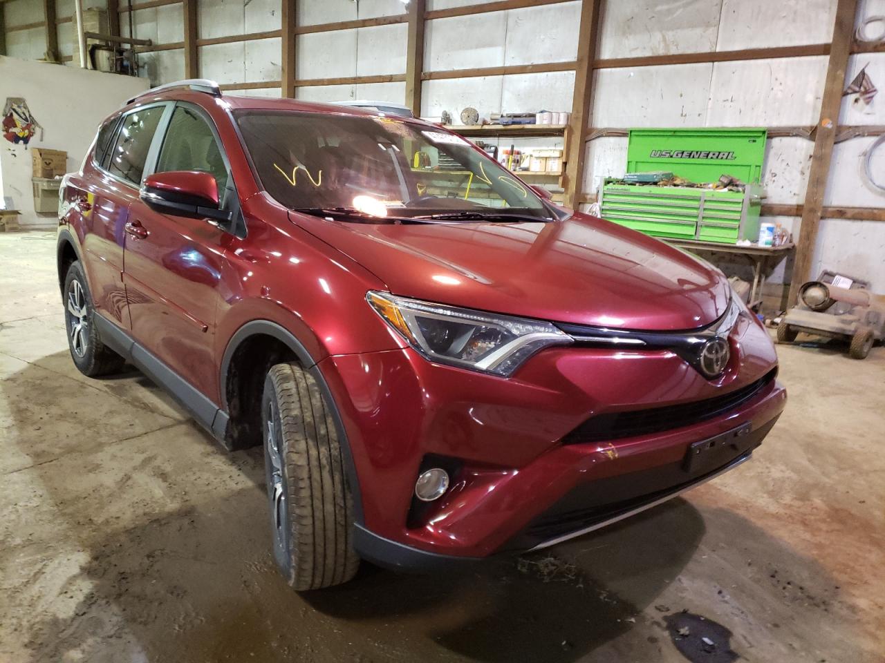 TOYOTA RAV4 ADVEN 2018 with VIN 2T3RFREV3JW774500 - Photo from auction