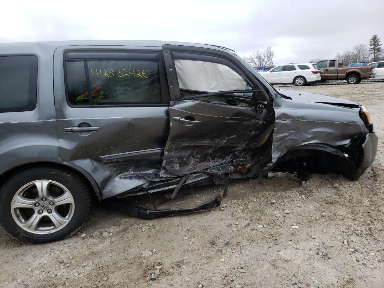 Photo 9 from auction – 2012 HONDA PILOT EXL with VIN 5FNYF4H52CB081808