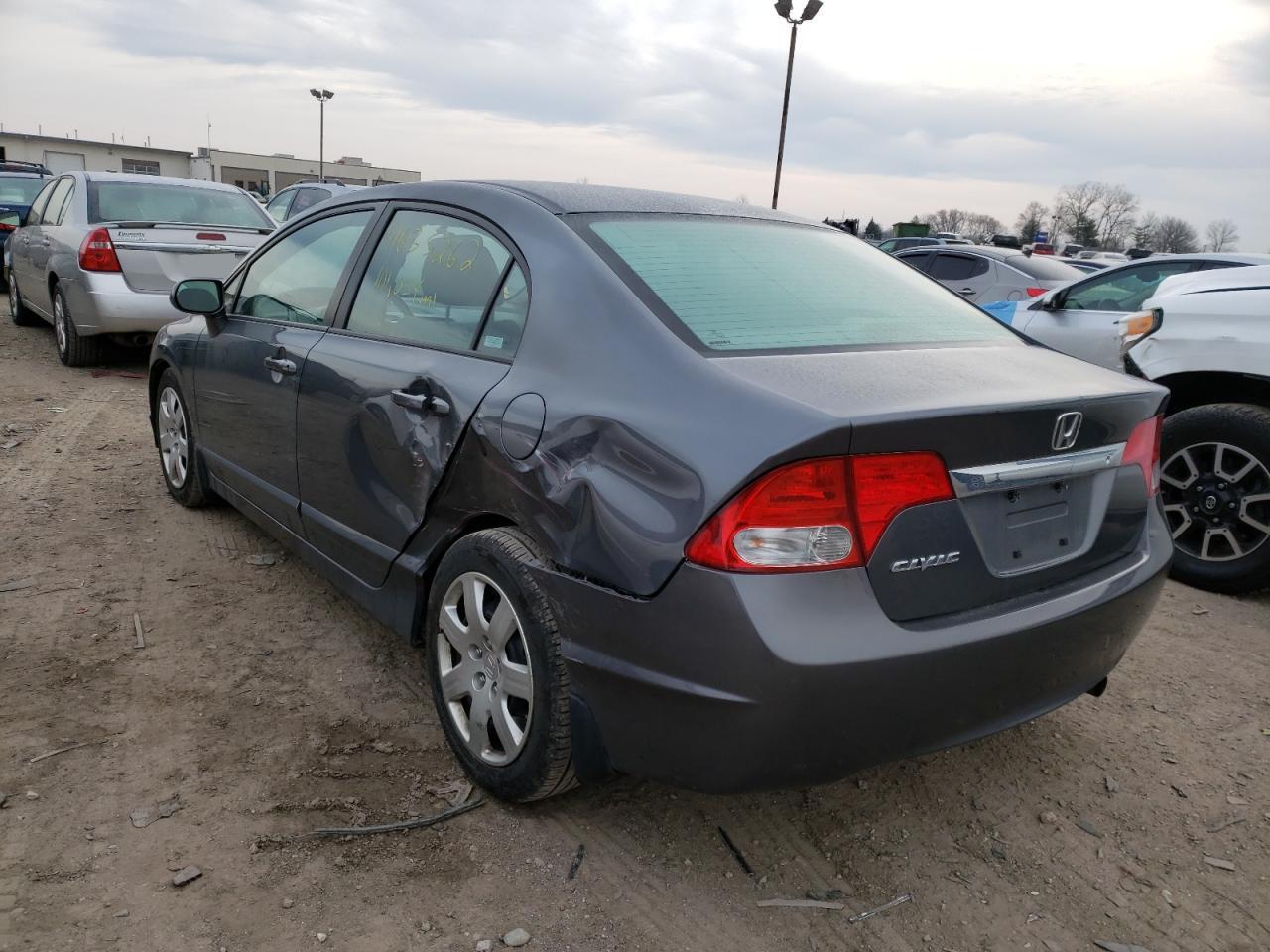 Photo 3 from auction – 2009 HONDA CIVIC LX with VIN 19XFA16599E010000