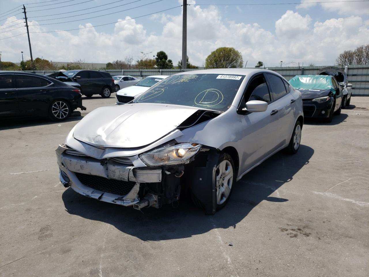 Photo 2 from auction – 2013 DODGE DART SE with VIN 1C3CDFAA5DD197908