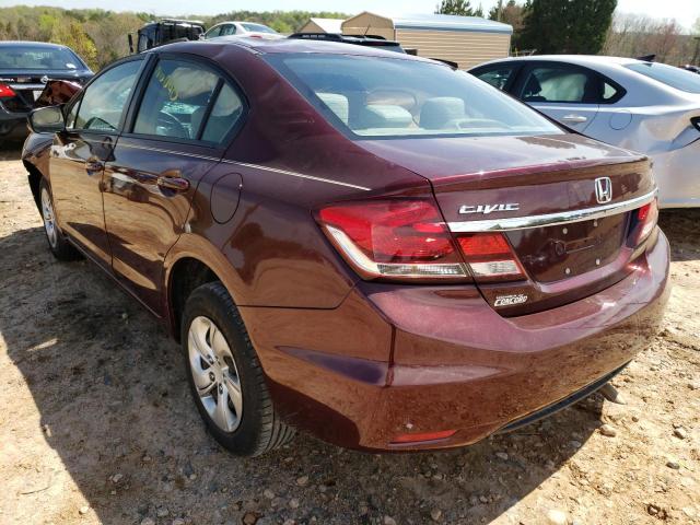 Photo 3 from auction – 2015 HONDA CIVIC LX with VIN 19XFB2F53FE042438