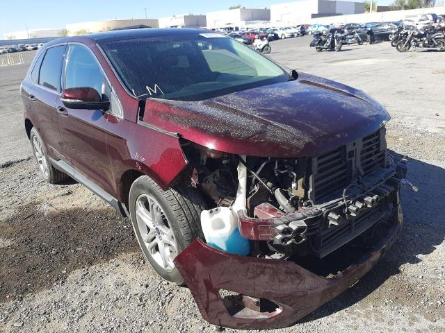 FORD EDGE TITAN 2017 with VIN 2FMPK4K92HBB79899 - Photo from auction