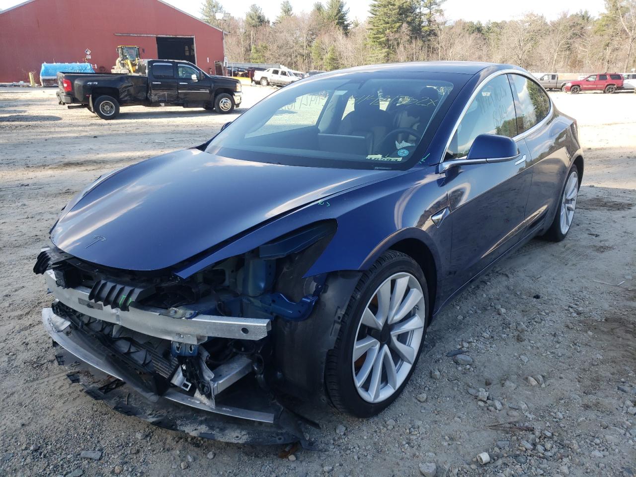 Photo 2 from auction – 2020 TESLA MODEL 3 with VIN 5YJ3E1EC4LF586862
