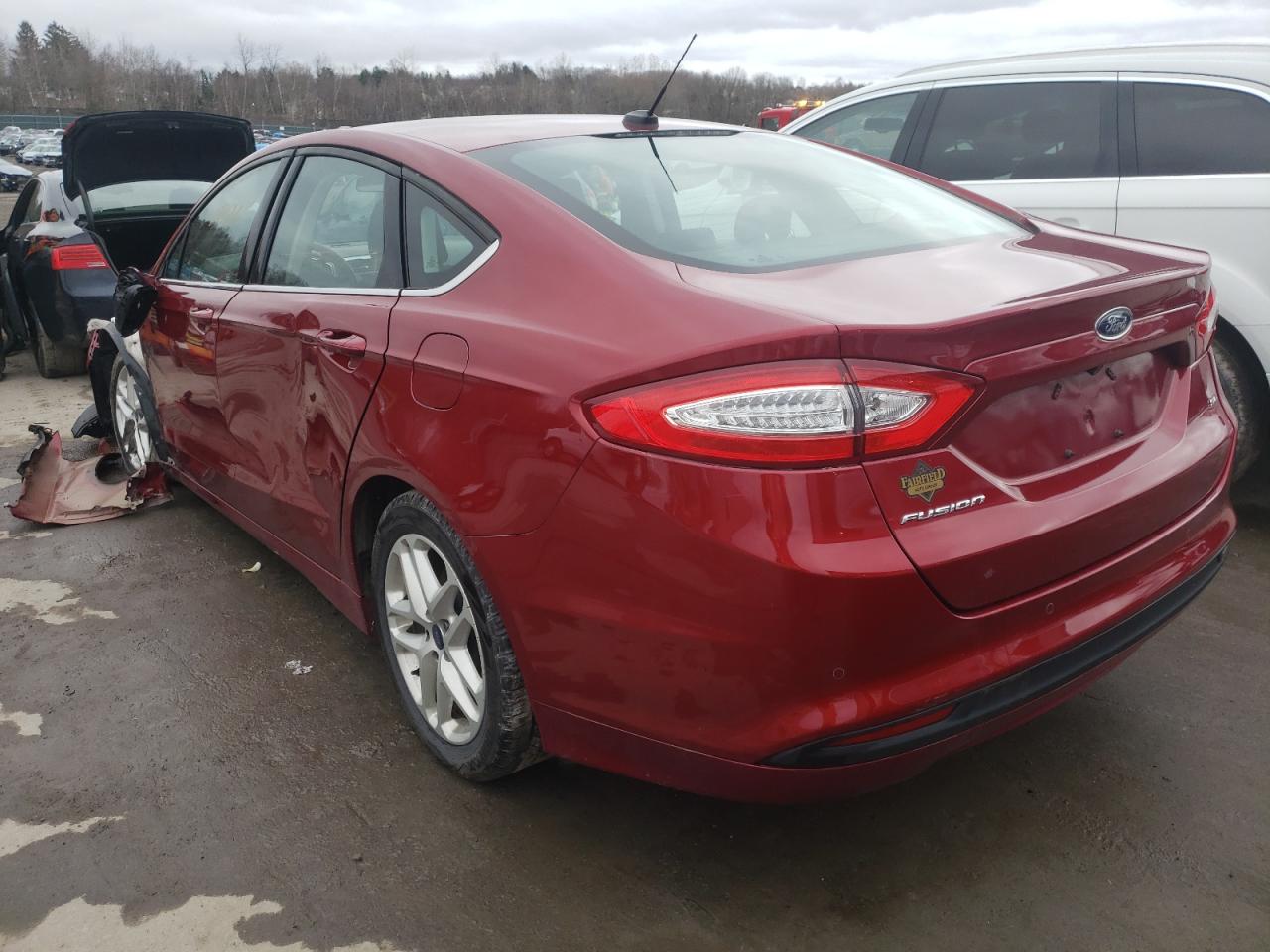 Photo 3 from auction – 2016 FORD FUSION SE with VIN 3FA6P0H72GR298364