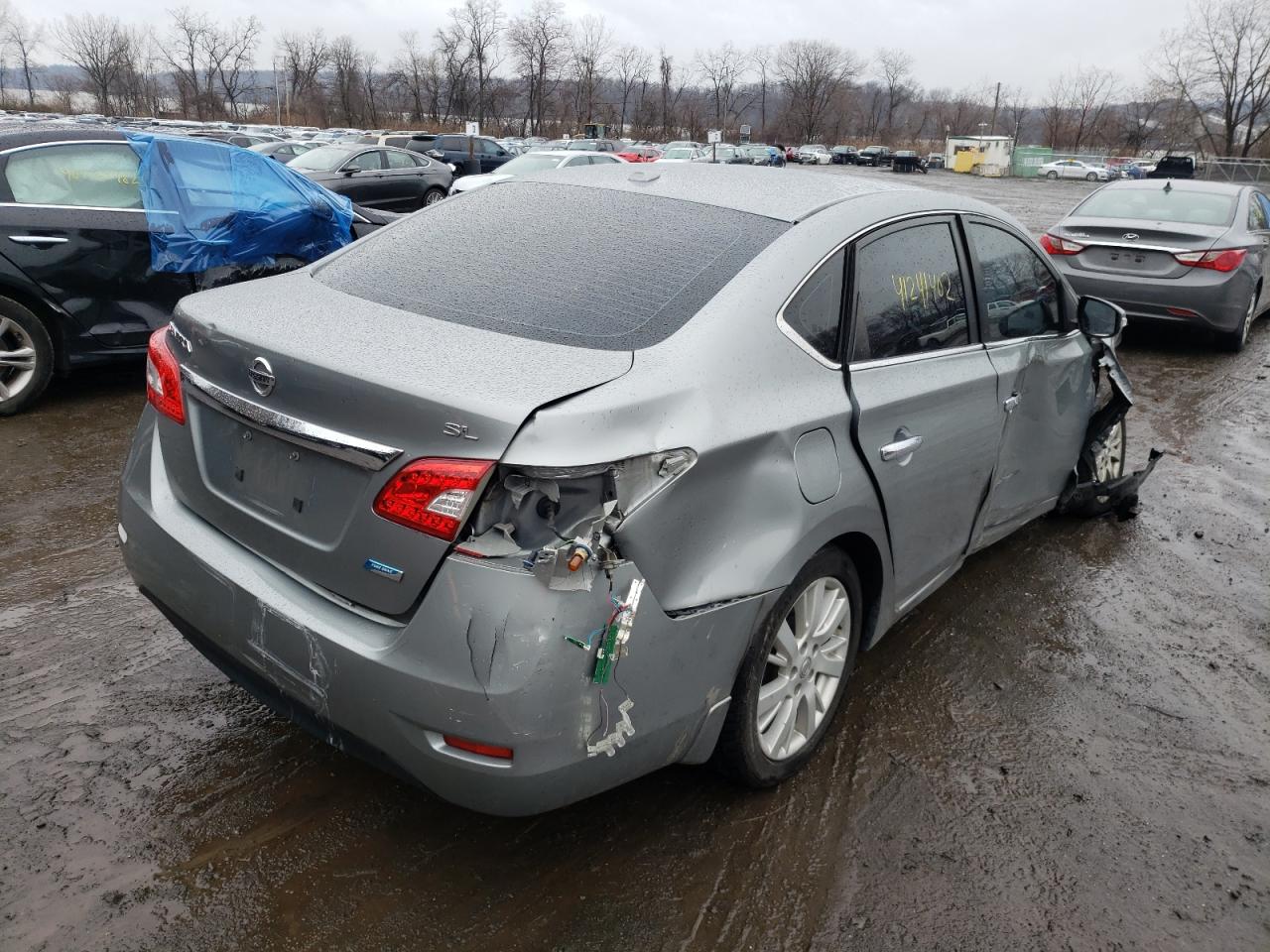 Photo 4 from auction – 2013 NISSAN SENTRA S with VIN 3N1AB7AP3DL624907