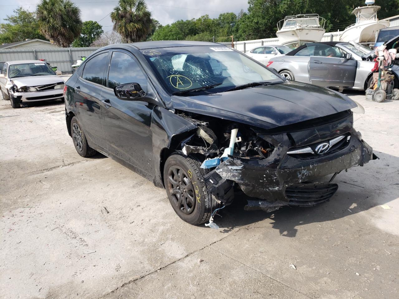 HYUNDAI ACCENT GLS 2012 with VIN KMHCT4AE6CU137748 - Photo from auction