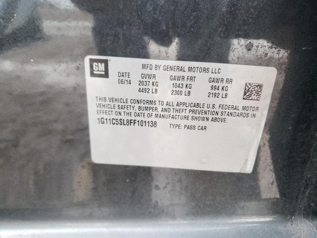 Photo 10 from auction – 2015 CHEVROLET MALIBU 1LT with VIN 1G11C5SL8FF101138