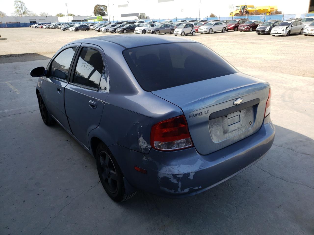 Photo 3 from auction – 2006 CHEVROLET AVEO LT with VIN KL1TG56656B527652