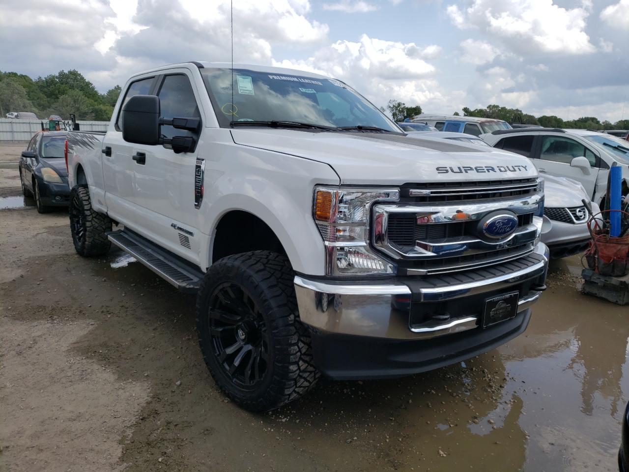 FORD F250 SUPER 2021 with VIN 1FT7W2BT7MEC80394 - Photo from auction