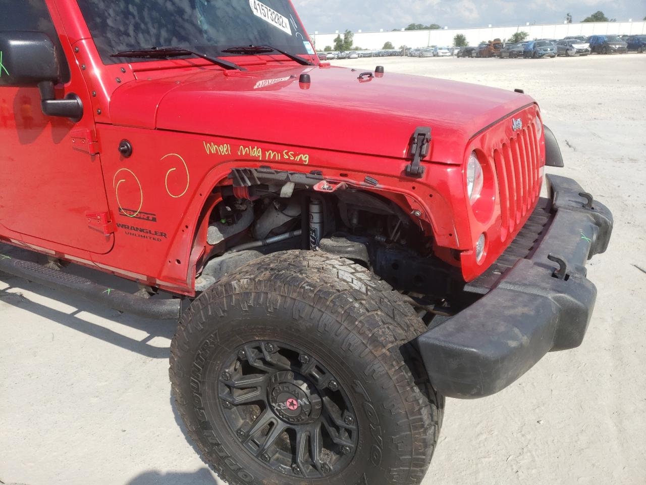 Photo 9 from auction – 2015 JEEP WRANGLER U with VIN 1C4BJWDG8FL692399