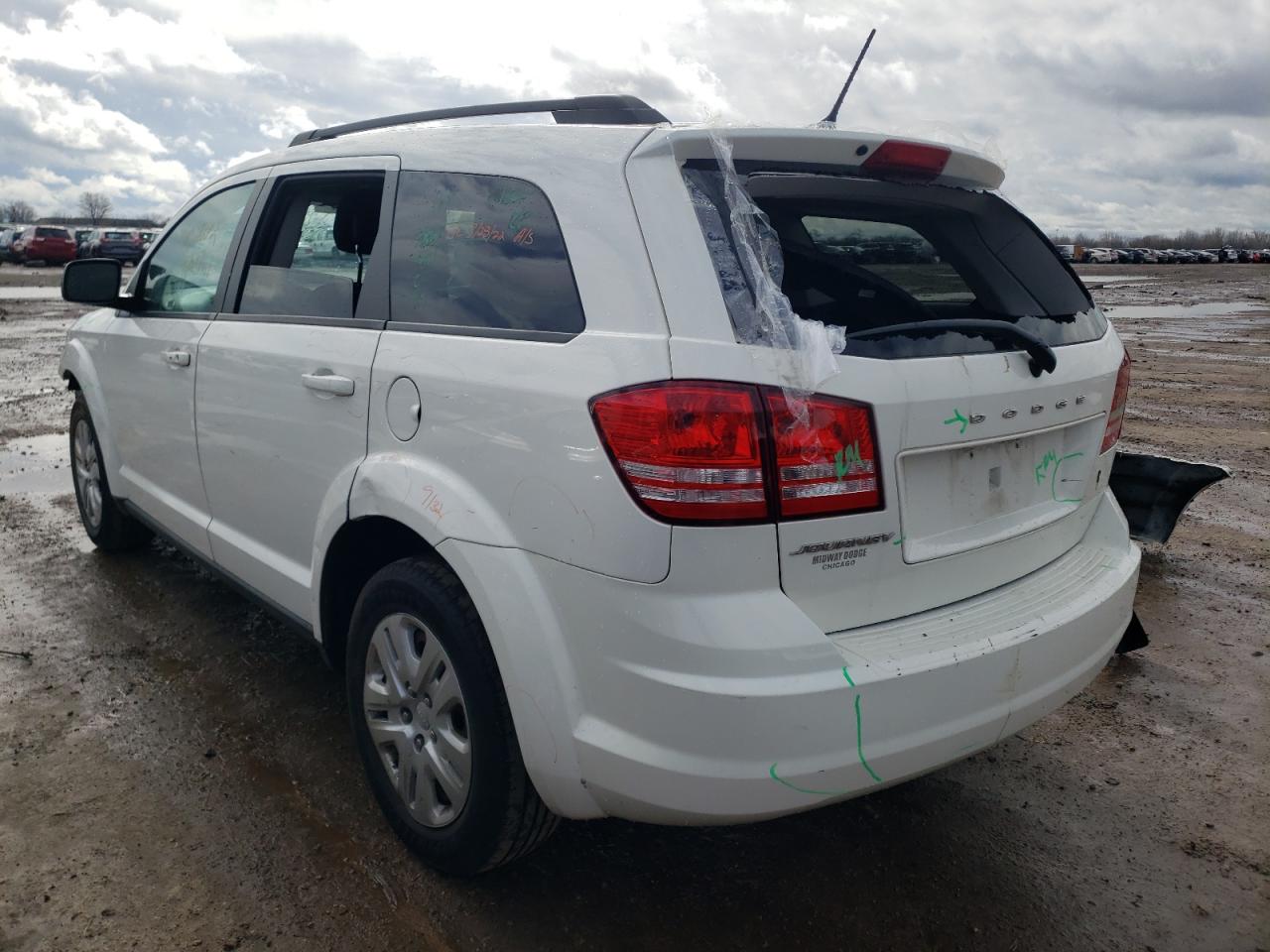 Photo 3 from auction – 2017 DODGE JOURNEY SE with VIN 3C4PDCAB4HT563619