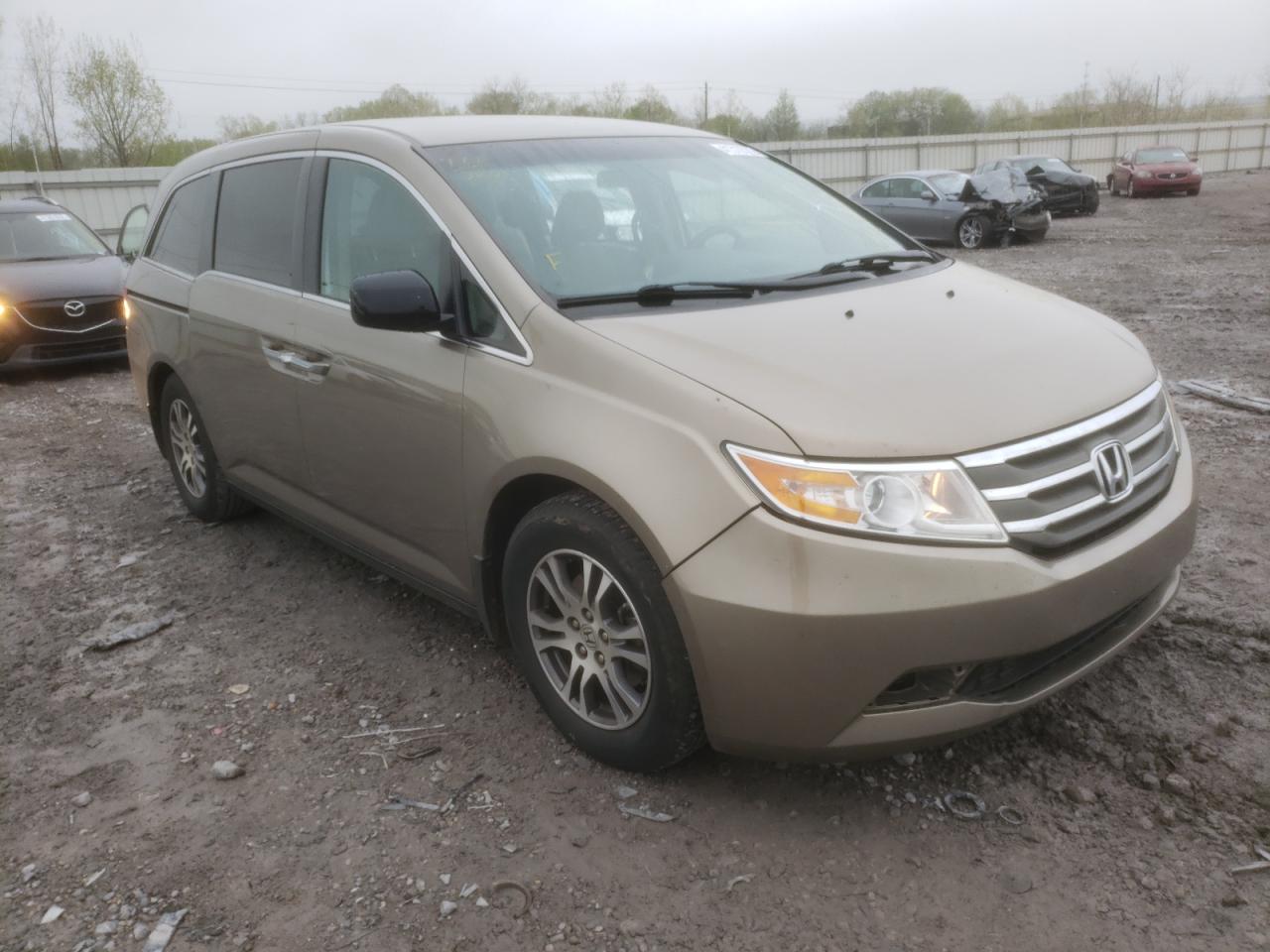 HONDA ODYSSEY EX 2011 with VIN 5FNRL5H4XBB062853 - Photo from auction