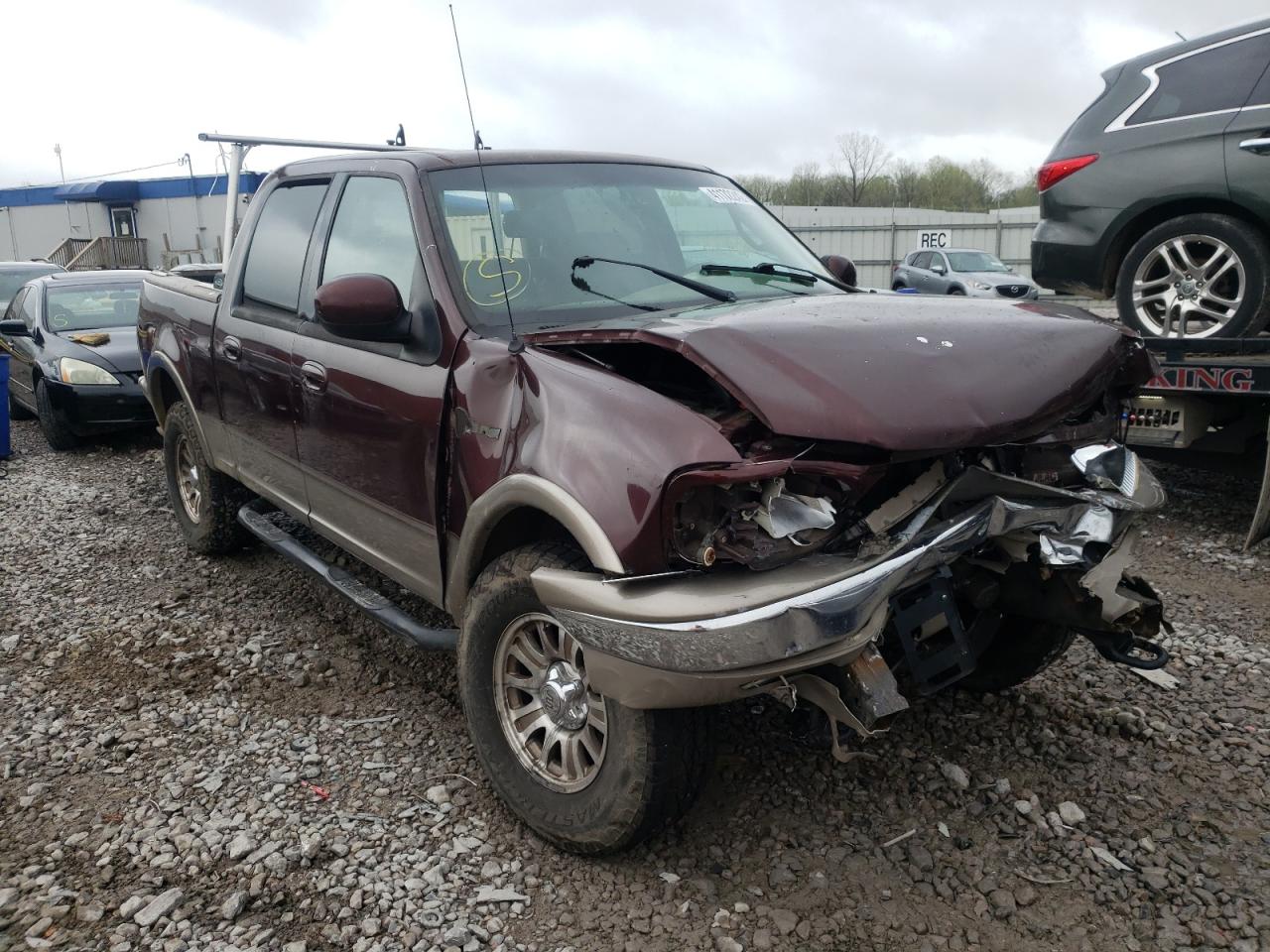 FORD F150 SUPER 2001 with VIN 1FTRW08L91KA82398 - Photo from auction