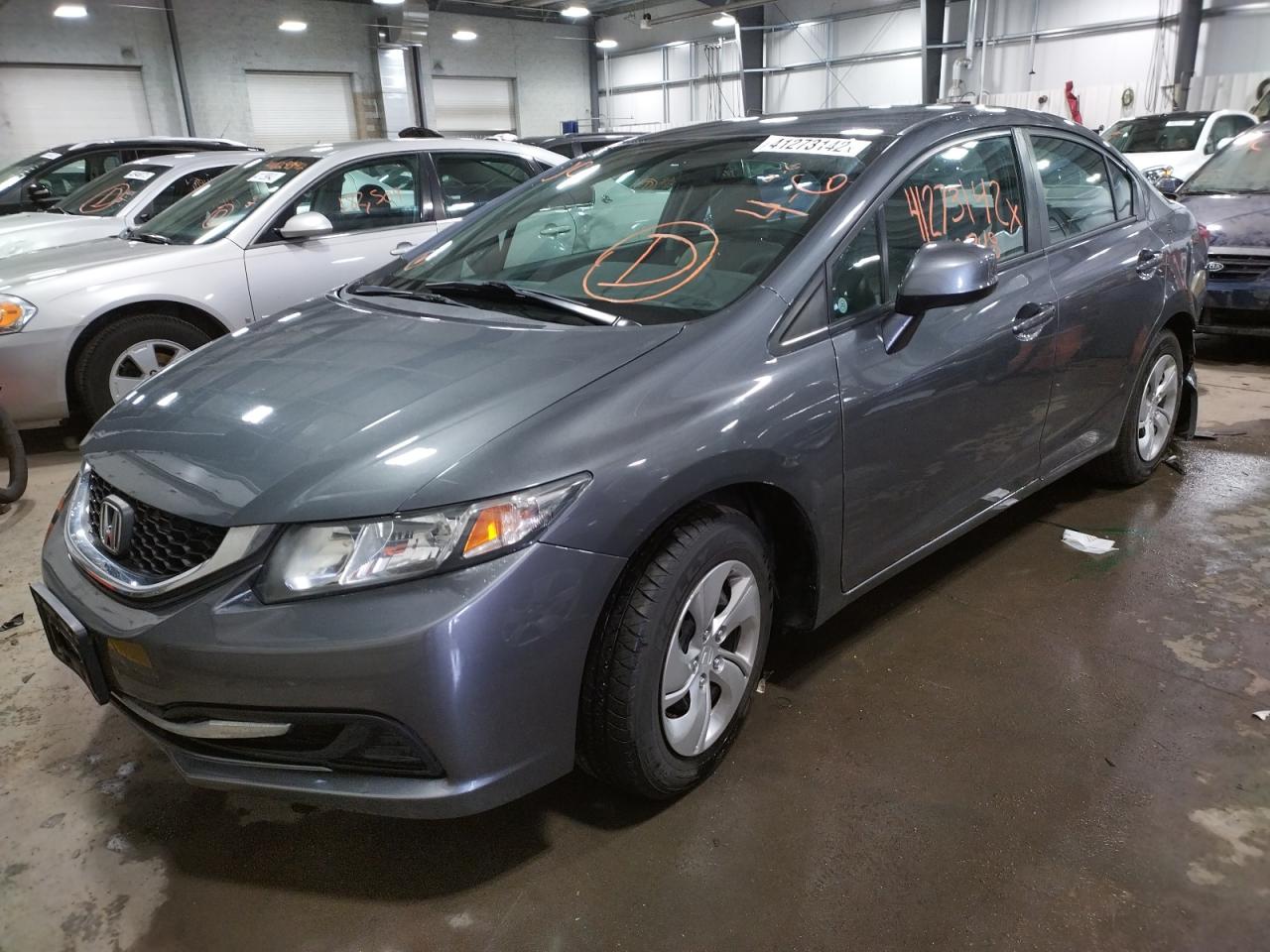 Photo 14 from auction – 2013 HONDA CIVIC LX with VIN 19XFB2F52DE088761