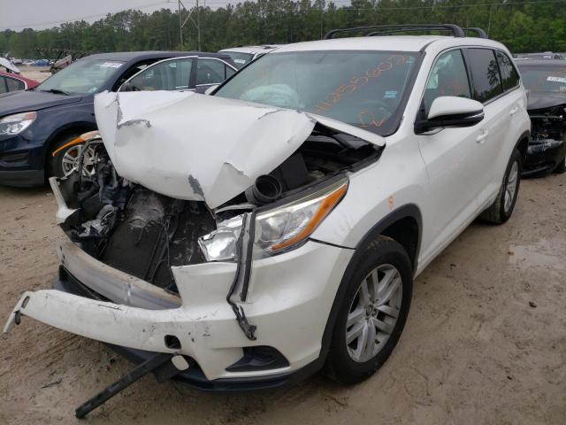 Photo 2 from auction – 2016 TOYOTA HIGHLANDER with VIN 5TDZARFH7GS020730