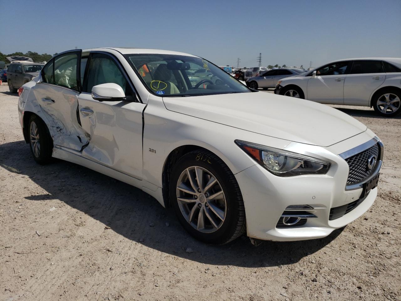 INFINITI Q50 BASE 2016 with VIN JN1CV7AR9GM252324 - Photo from auction