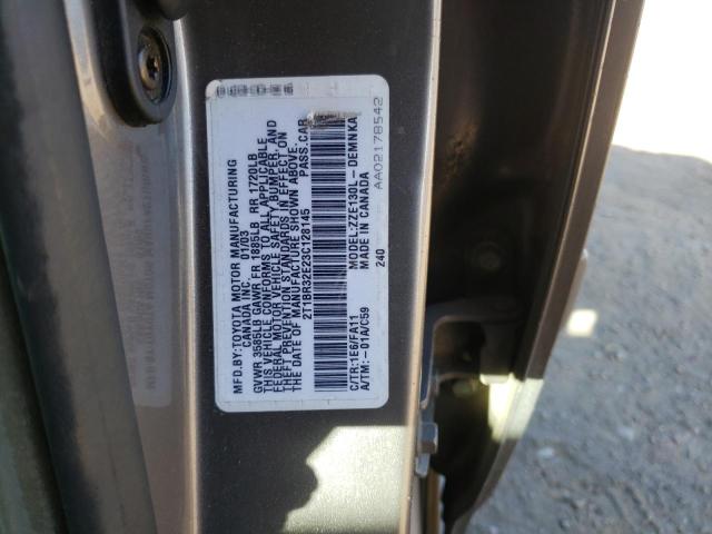 Photo 10 from auction – 2003 TOYOTA COROLLA LE with VIN 2T1BR32E23C128145