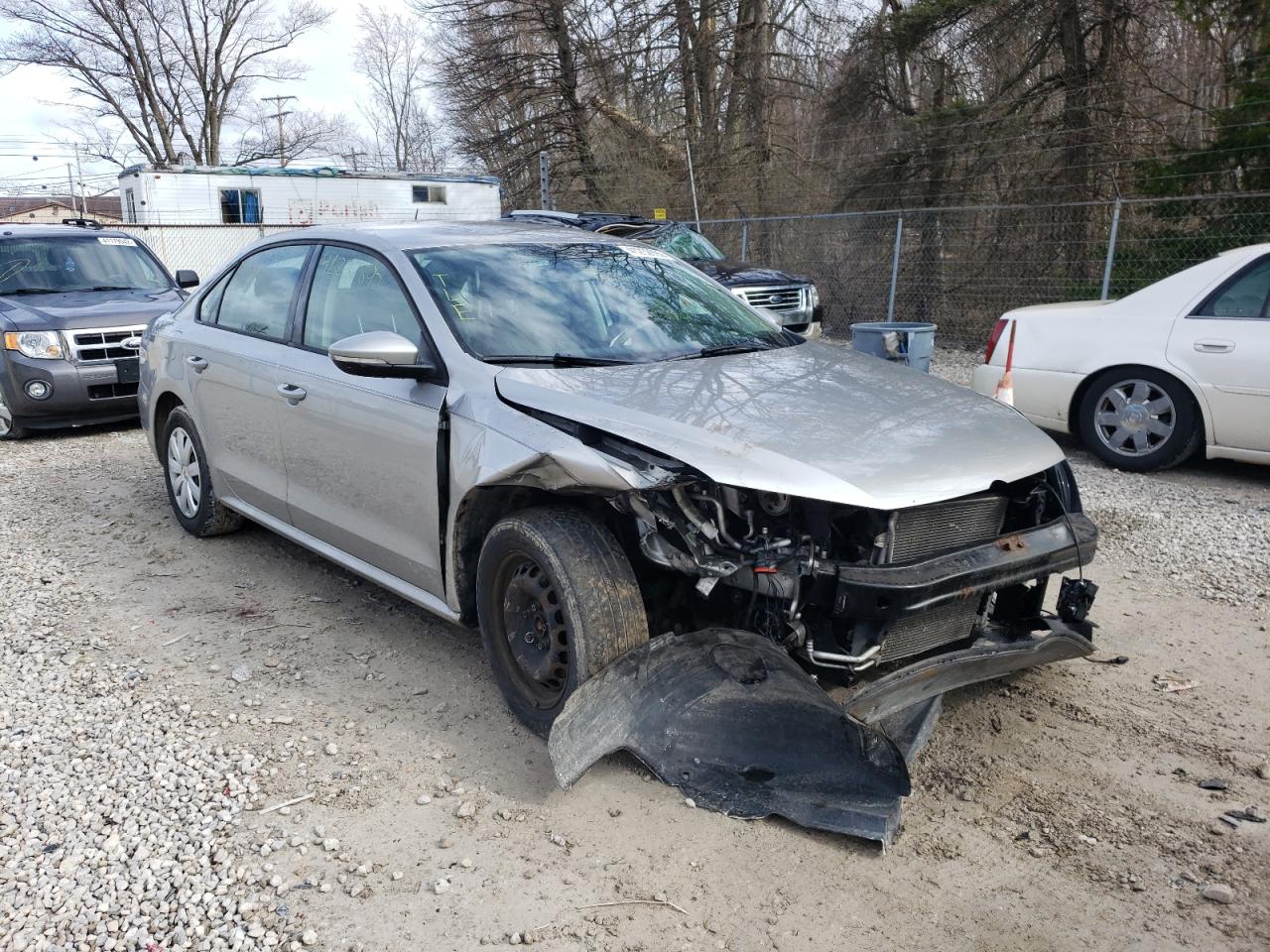 VOLKSWAGEN PASSAT S 2012 with VIN 1VWAH7A34CC022534 - Photo from auction