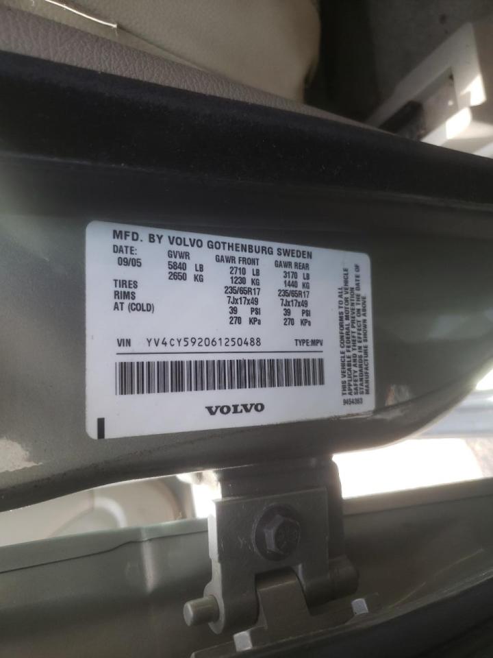 Фото 10 с аукциона – 2006 VOLVO XC90 с VIN YV4CY592061250488