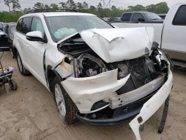 TOYOTA HIGHLANDER 2016 with VIN 5TDZARFH7GS020730 - Photo from auction
