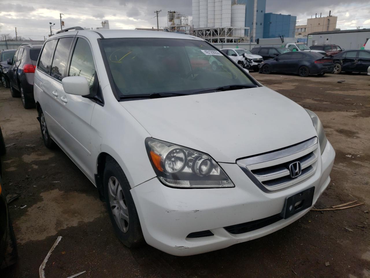 HONDA ODYSSEY EX 2005 with VIN 5FNRL38415B062703 - Photo from auction