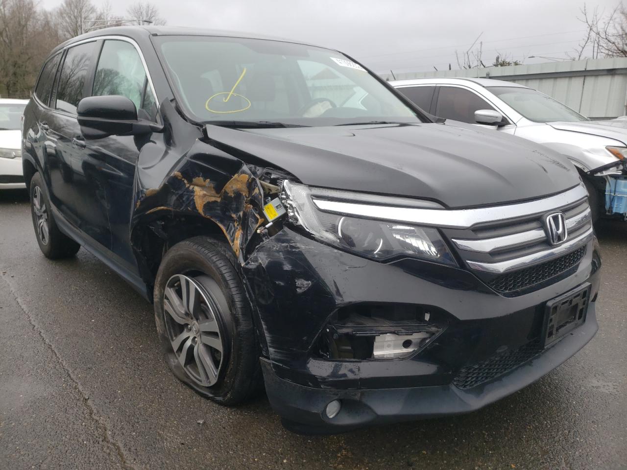 Photo 1 from auction – 2017 HONDA PILOT EXL with VIN 5FNYF6H57HB038620