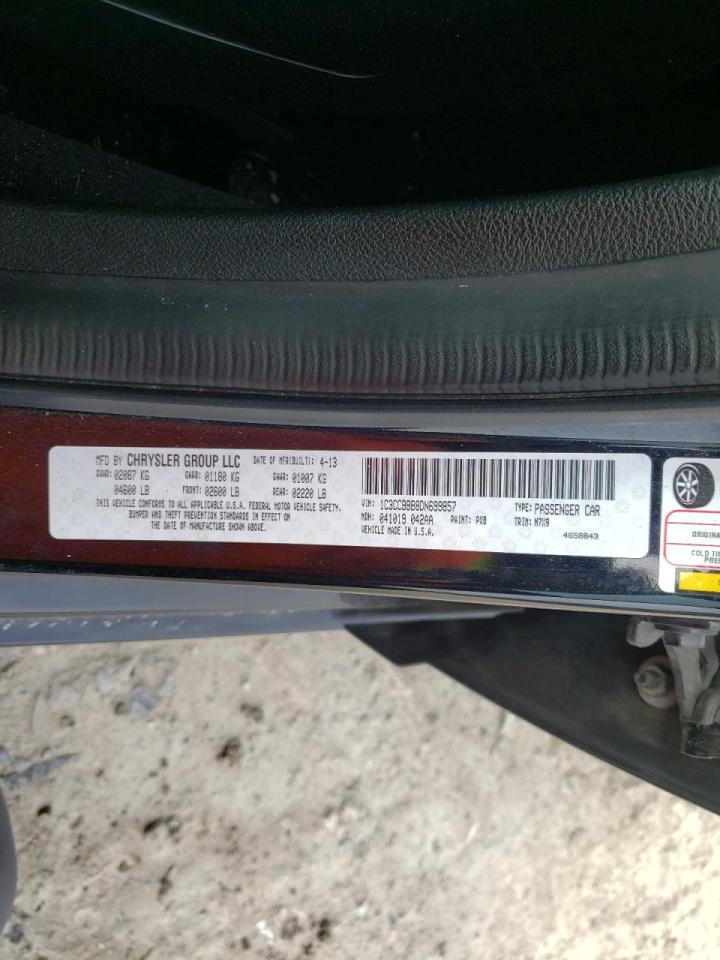 Photo 10 from auction – 2013 CHRYSLER 200 TOURIN with VIN 1C3CCBBB8DN699857