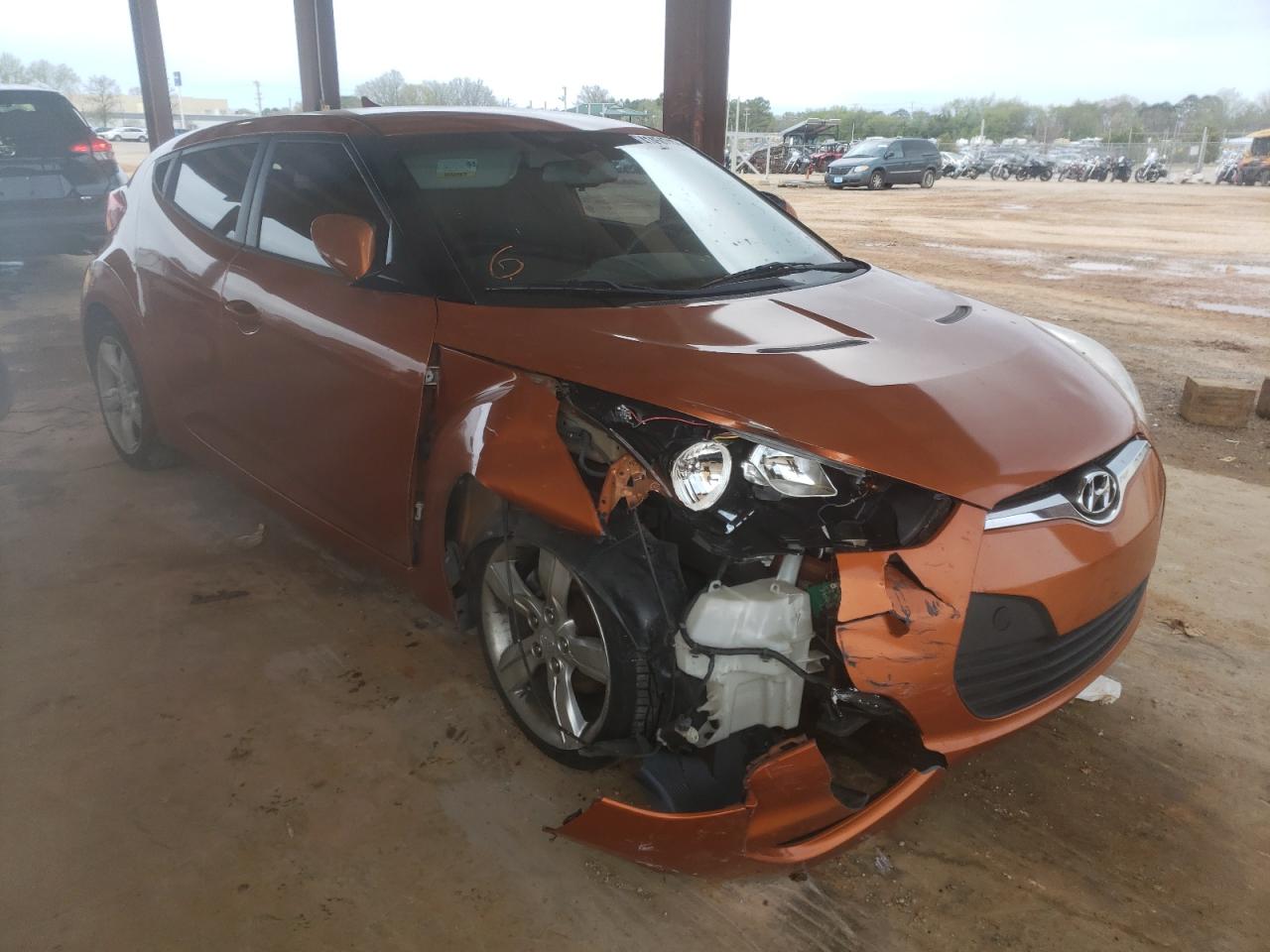 HYUNDAI VELOSTER 2012 with VIN KMHTC6AD0CU037454 - Photo from auction