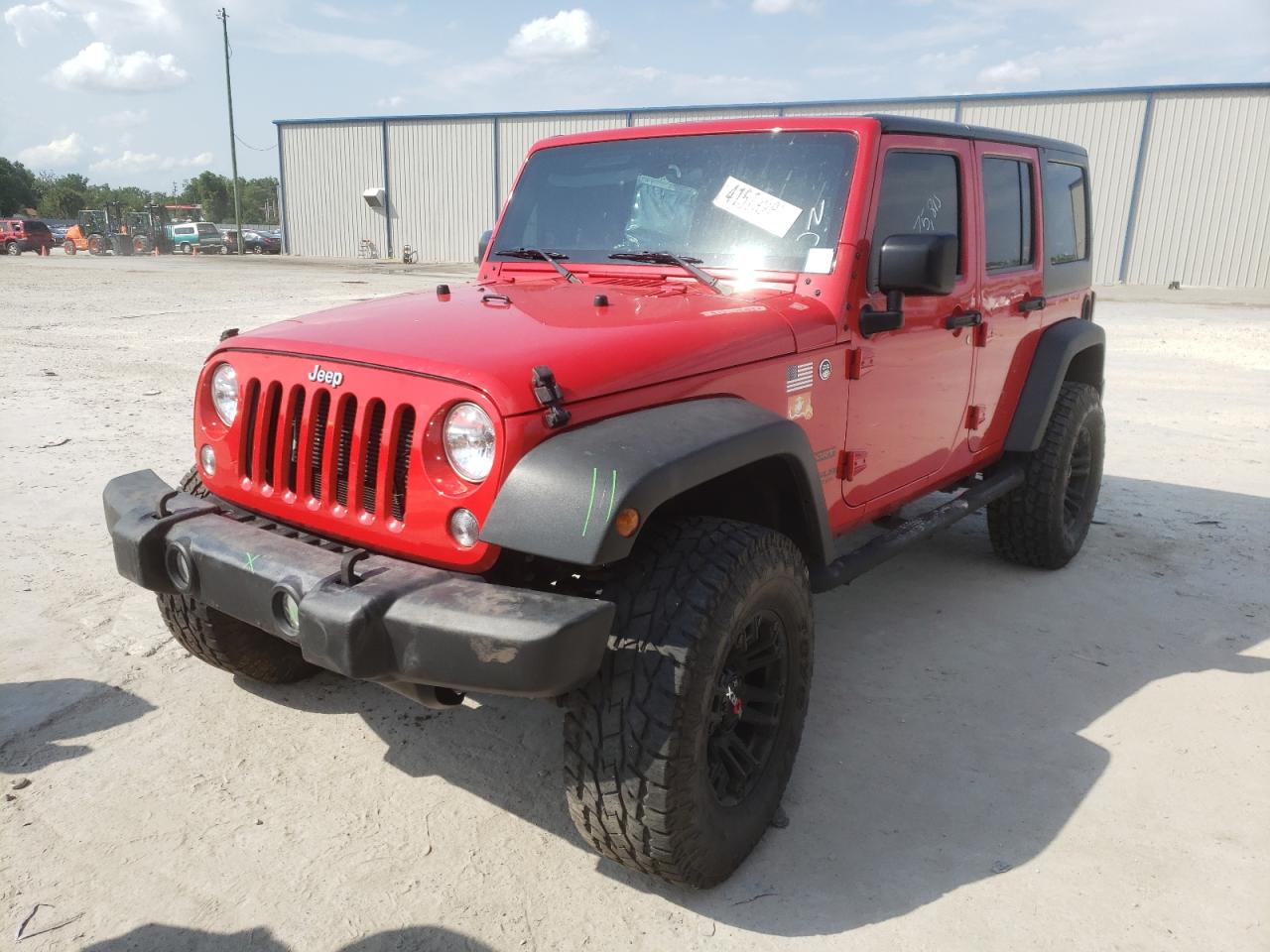 Photo 2 from auction – 2015 JEEP WRANGLER U with VIN 1C4BJWDG8FL692399