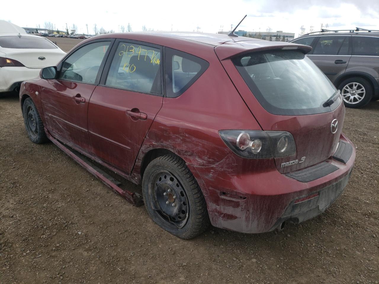 Photo 3 from auction – 2008 MAZDA 3 HATCHBAC with VIN JM1BK343281180872