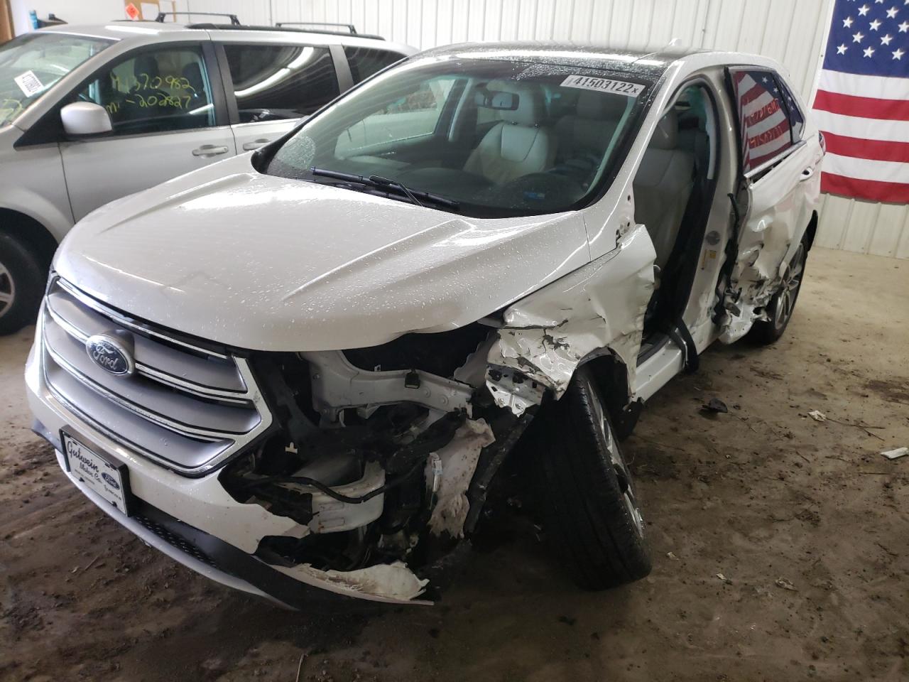 Photo 2 from auction – 2016 FORD EDGE TITAN with VIN 2FMPK4K9XGBB93497
