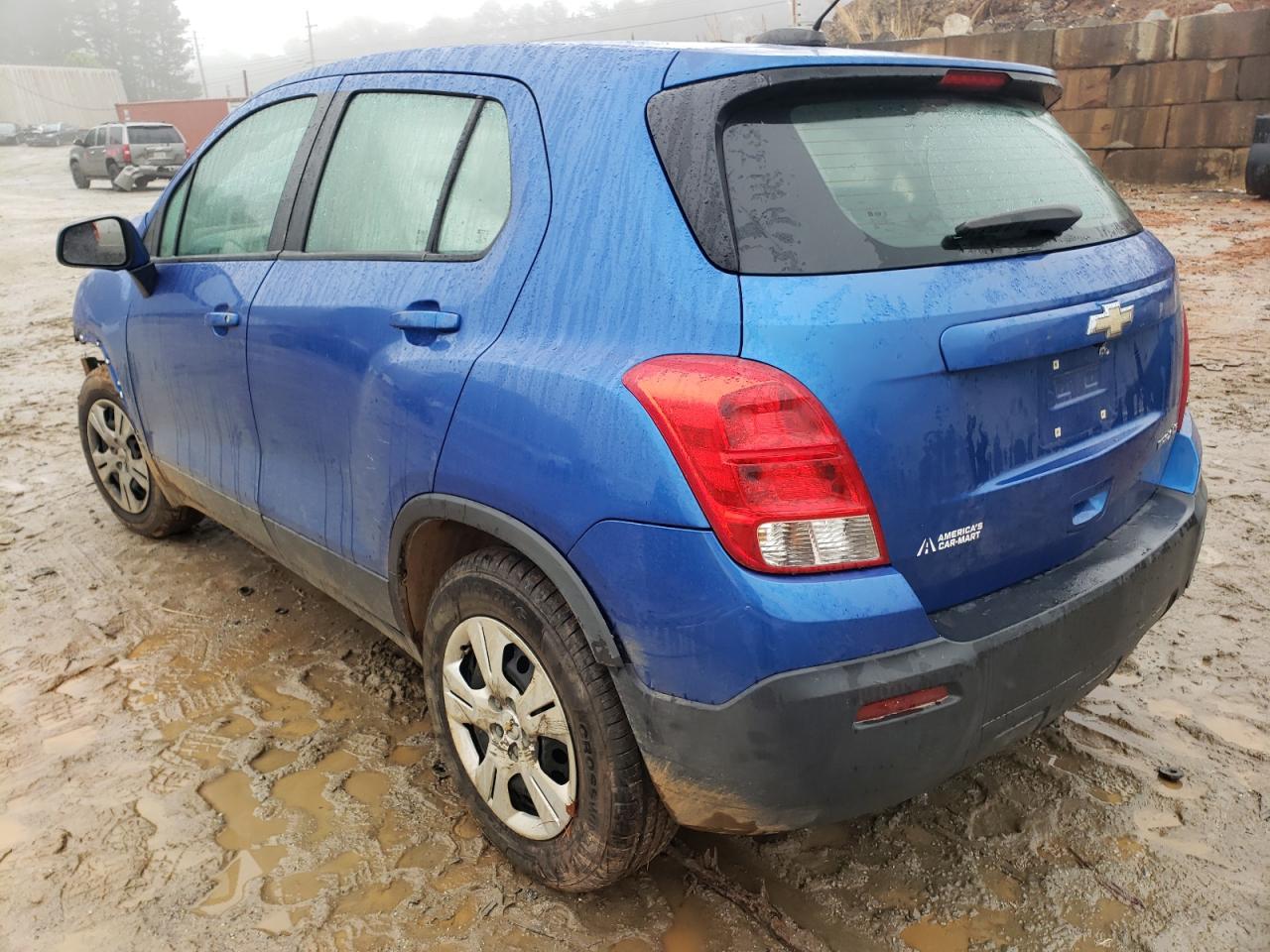 Photo 3 from auction – 2015 CHEVROLET TRAX LS with VIN KL7CJKSB1FB237692