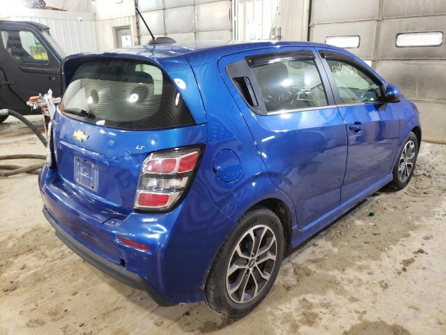 Photo 4 from auction – 2017 CHEVROLET SONIC LT with VIN 1G1JD6SHXH4139256