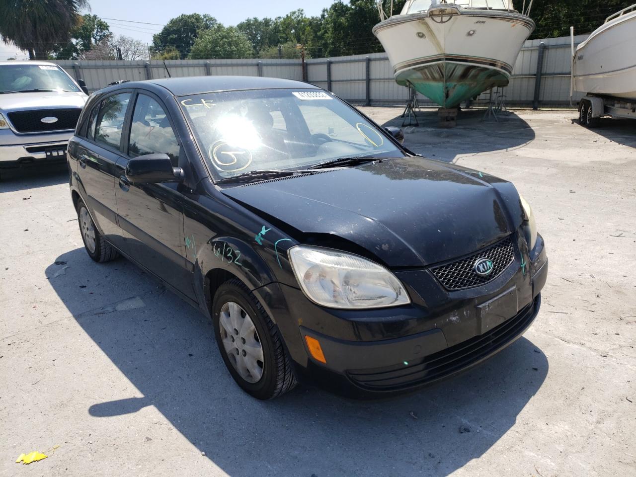 KIA RIO 5 SX 2008 with VIN KNADE163X86304937 - Photo from auction