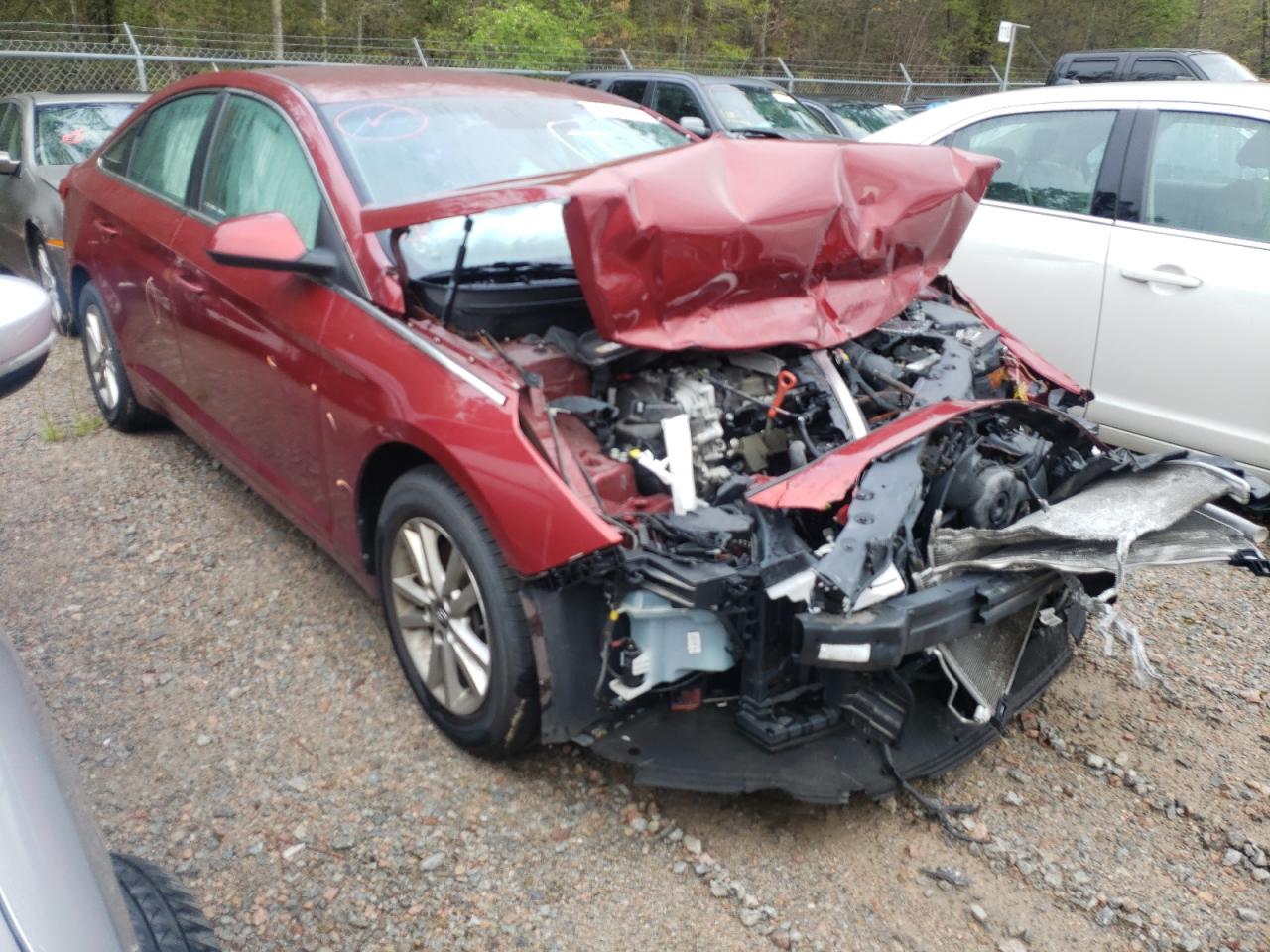 HYUNDAI SONATA SE 2016 with VIN 5NPE24AF1GH369442 - Photo from auction