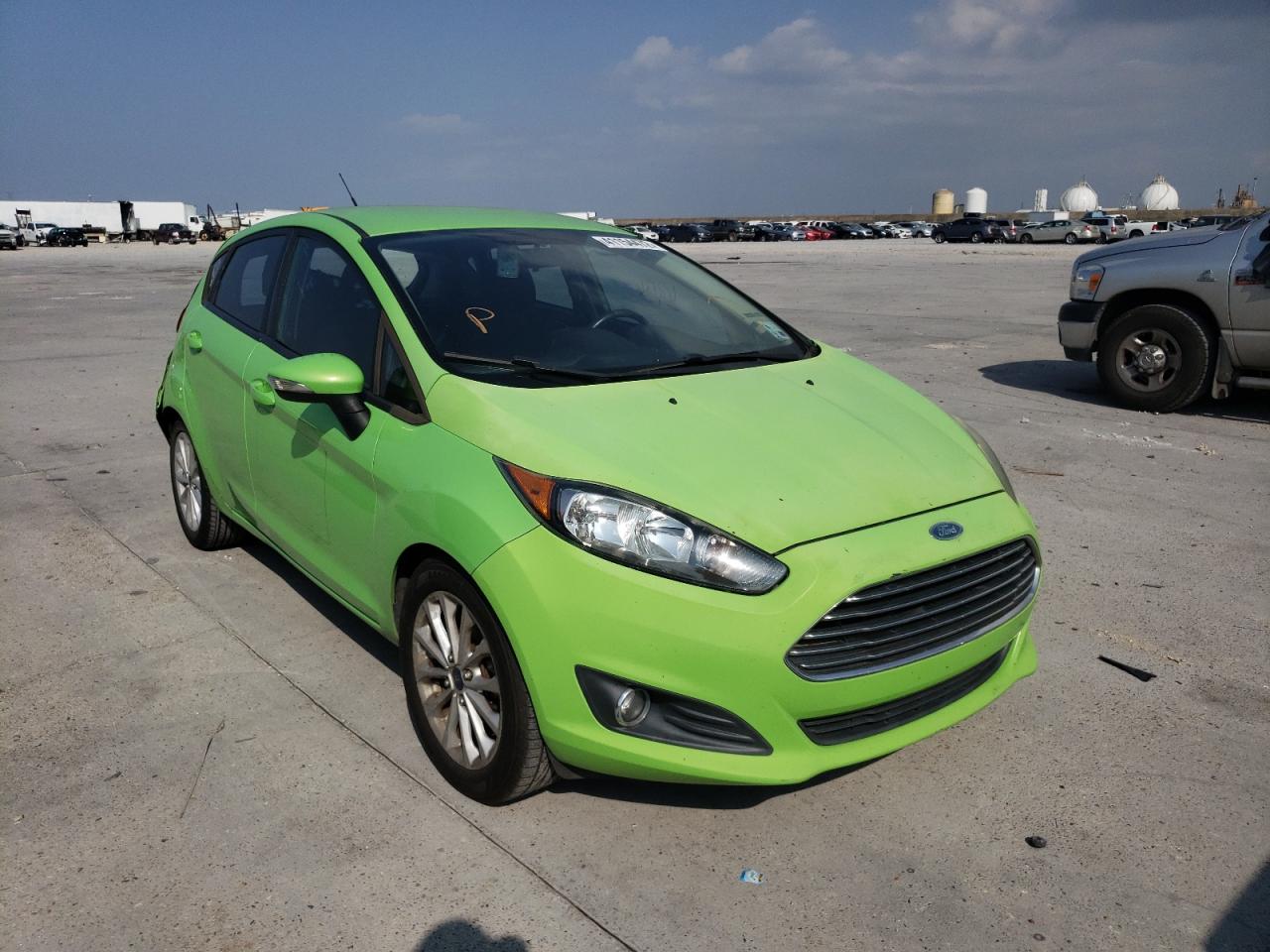 FORD FIESTA SE 2014 with VIN 3FADP4EJ3EM107236 - Photo from auction