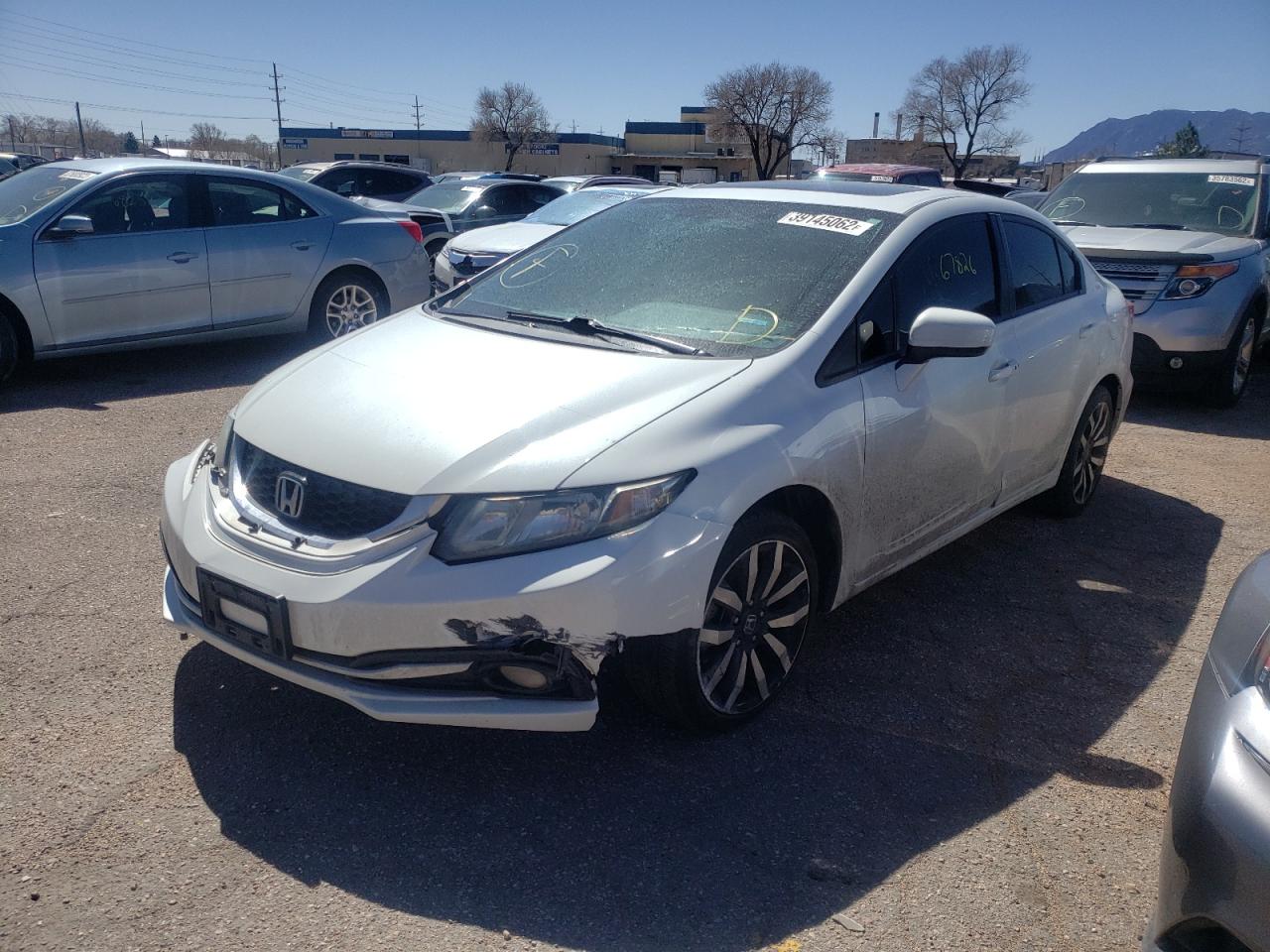 Photo 2 from auction – 2014 HONDA CIVIC EXL with VIN 19XFB2F95EE014478