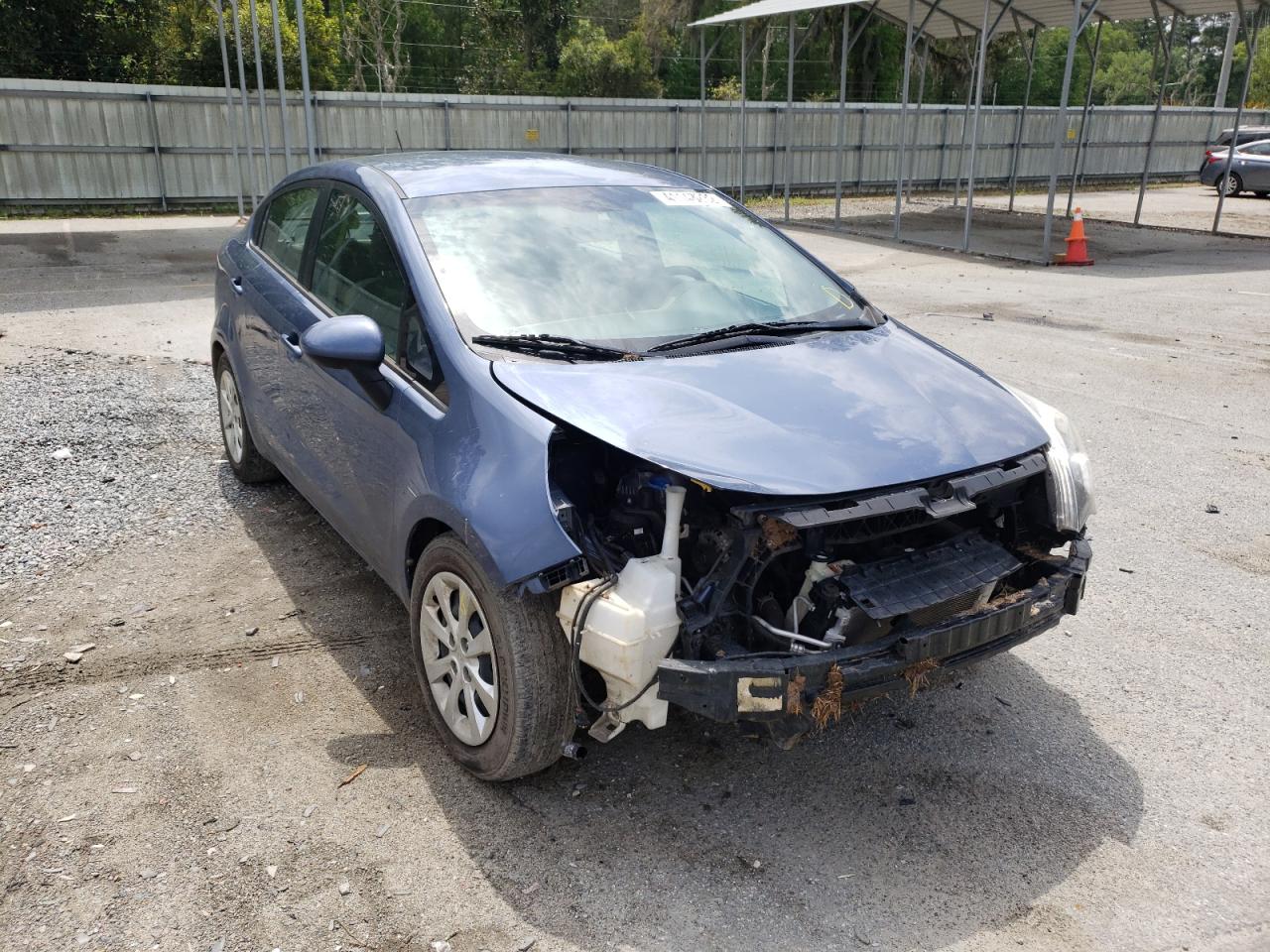KIA RIO LX 2016 with VIN KNADM4A39G6562800 - Photo from auction