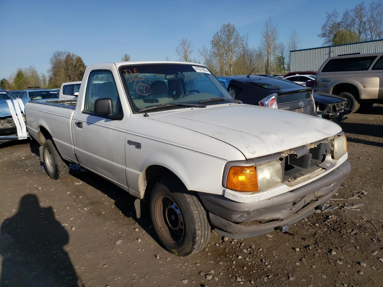 FORD RANGER 1996 with VIN 1FTCR10A8TPB37734 - Photo from auction