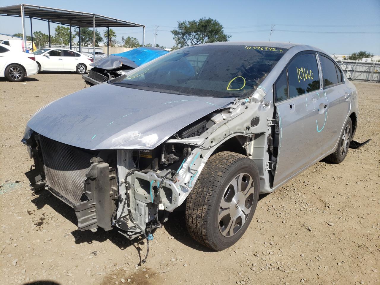Photo 2 from auction – 2015 HONDA CIVIC HYBR with VIN 19XFB4F29FE201934