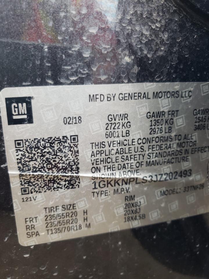 Photo 10 from auction – 2018 GMC ACADIA DEN with VIN 1GKKNPLS3JZ202493