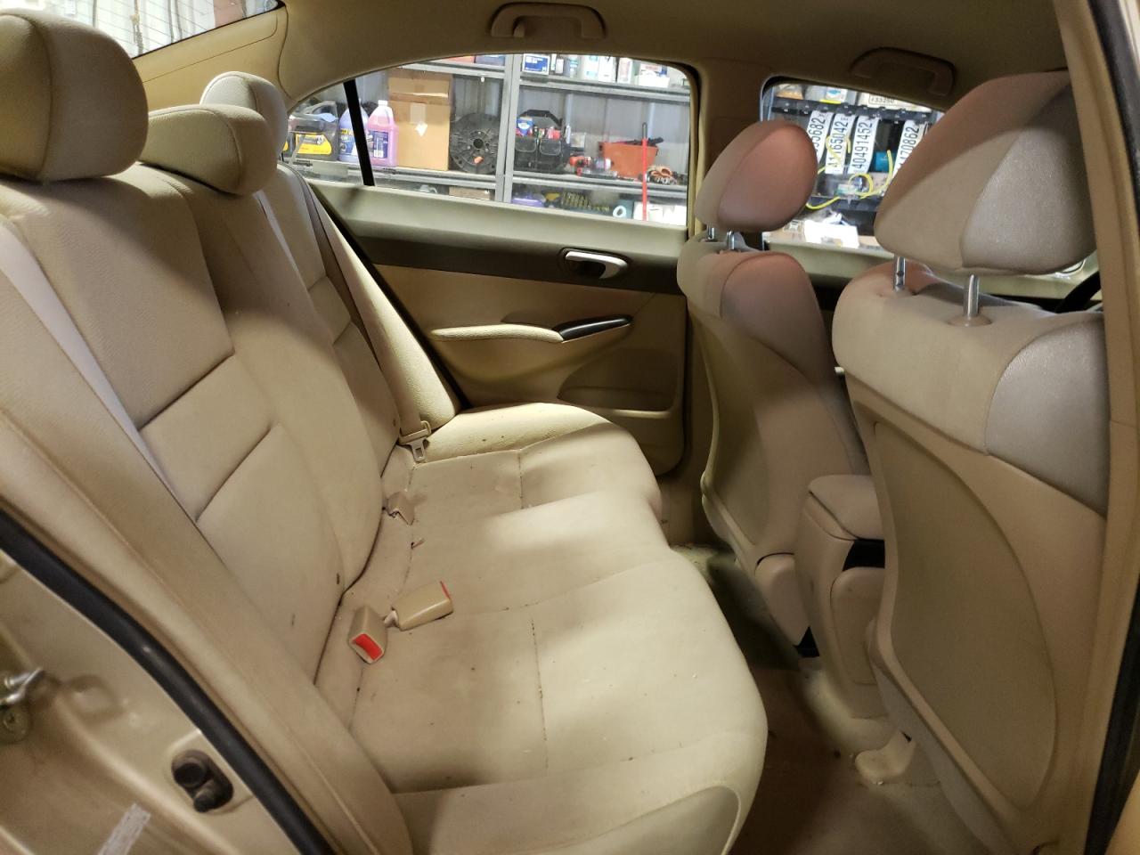 Photo 6 from auction – 2008 HONDA CIVIC LX with VIN 1HGFA16588L047191