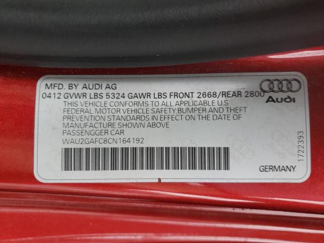 Photo 10 from auction – 2012 AUDI A7 PRESTIG with VIN WAU2GAFC8CN164192