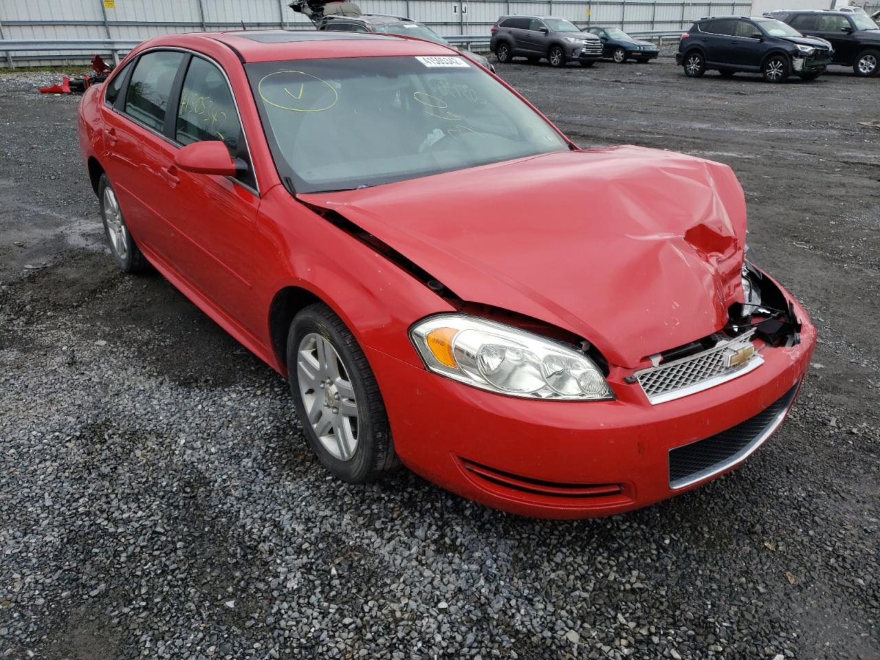 CHEVROLET IMPALA LT 2012 with VIN 2G1WG5E32C1275439 - Photo from auction