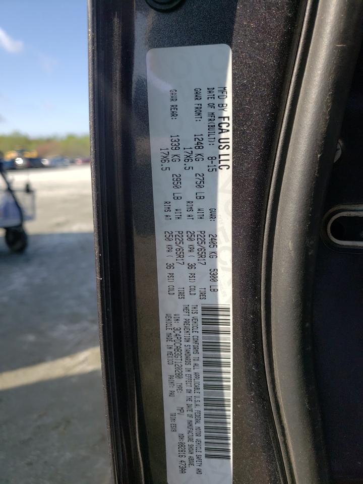 Photo 10 from auction – 2016 DODGE JOURNEY SE with VIN 3C4PDCAB3GT120280