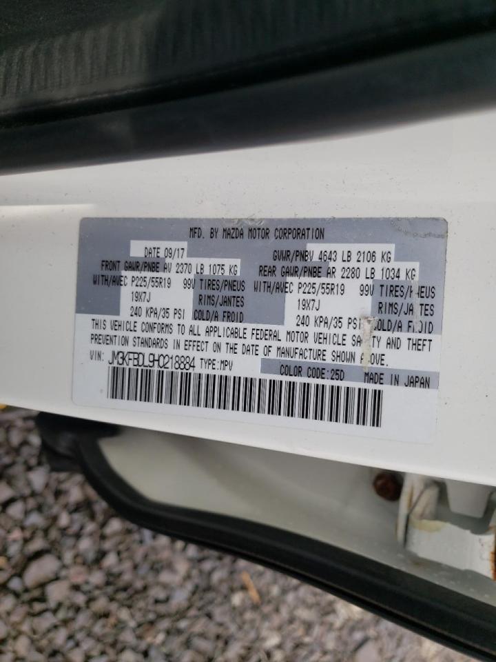 Photo 10 from auction – 2017 MAZDA CX-5 GRAND with VIN JM3KFBDL9H0218884