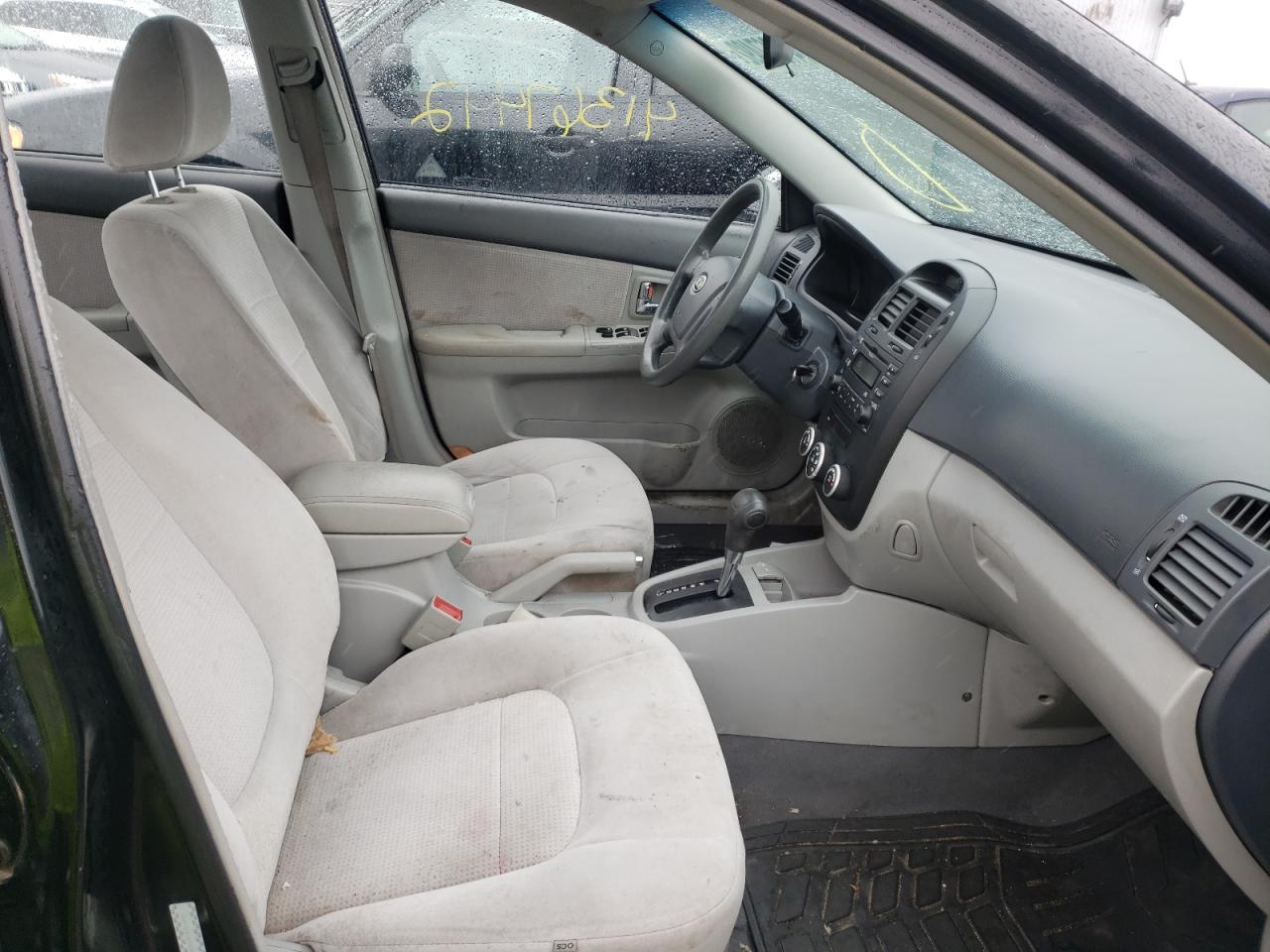 Photo 5 from auction – 2007 KIA SPECTRA EX with VIN KNAFE122875479035