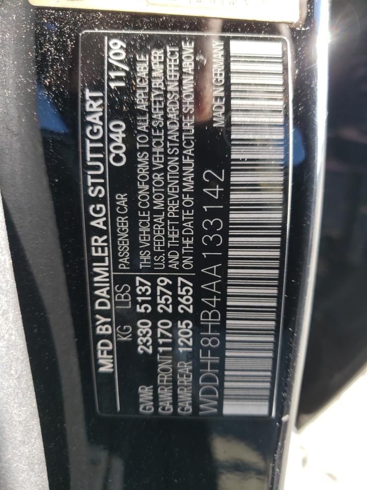 Photo 10 from auction – 2010 MERCEDES-BENZ E 350 4MAT with VIN WDDHF8HB4AA133142