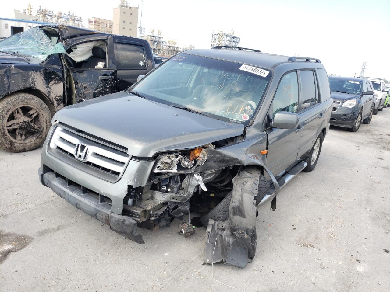 Photo 2 from auction – 2007 HONDA PILOT EX with VIN 5FNYF28407B046539
